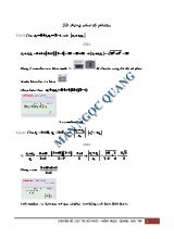 Chuyên đề Cực trị số phức - Mẫn Ngọc Quang